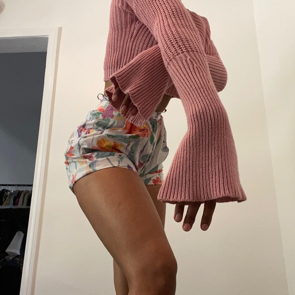 American Apparel Bell Sleeve Turtleneck Sweater